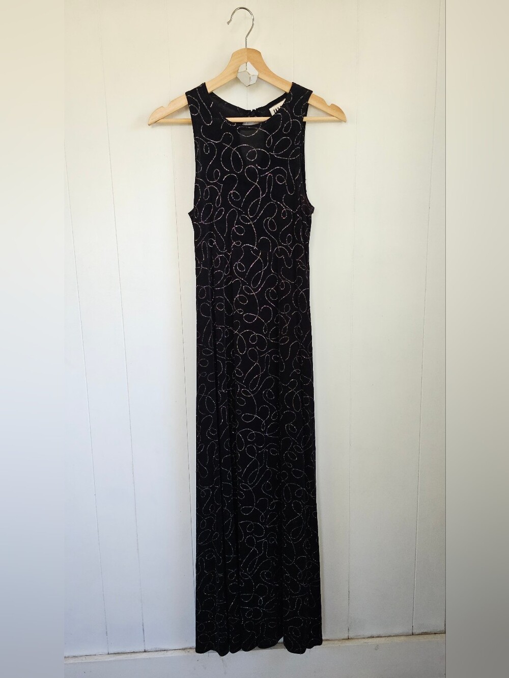 VINTAGE Jalate Limited Glitter Print Maxi